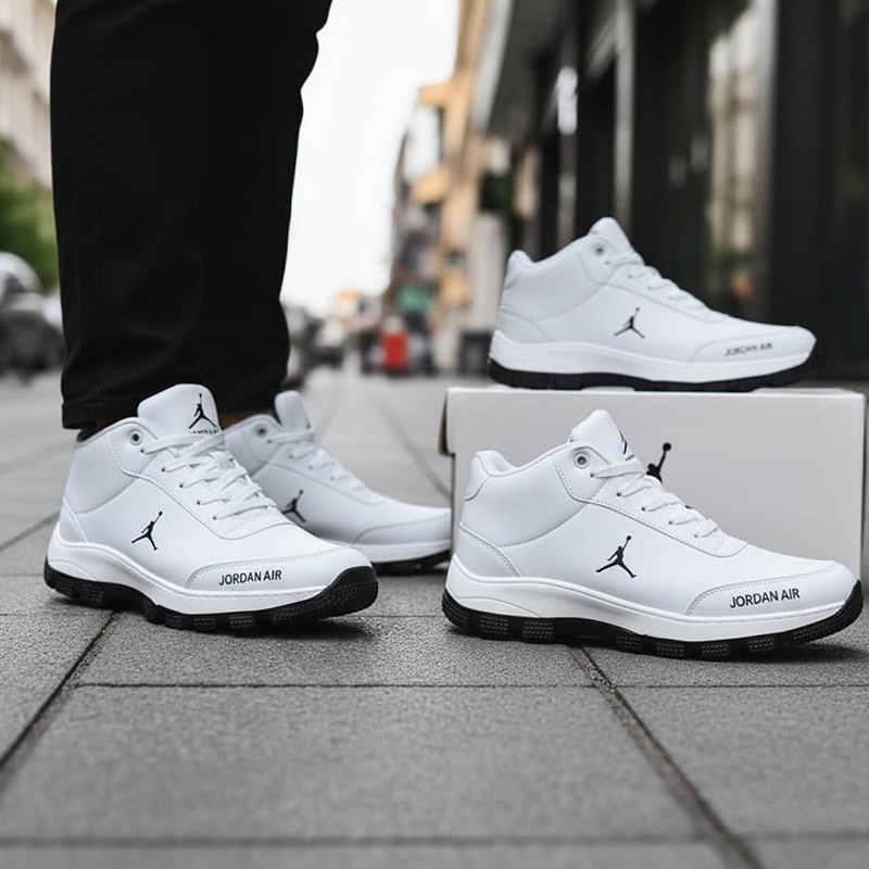 کفش اسپرت مردانه جردن سفید مدل Avin